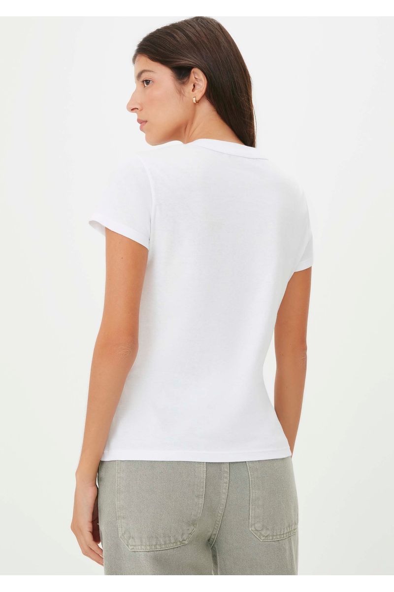 Kit Com 2 Camisetas Femininas Básicas Baby Look Hering