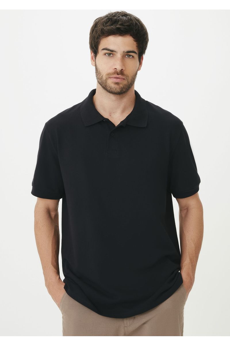 Kit com 2 Camisas Polo Básicas Masculinas Em Piquet