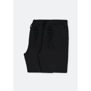 Kit Com 2 Bermudas Básicas Masculinas Em Moletom