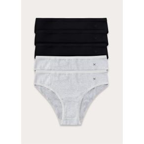 Kit 5 Calcinhas Básicas Biquíni