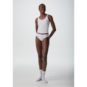 Kit 5 Calcinhas Básicas Biquíni Em Algodão