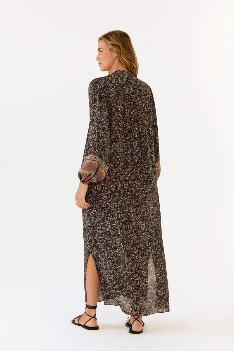 Chemise Ggt Estampa Isla Preto