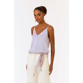 Blusa Tricot Decote v Alcinha