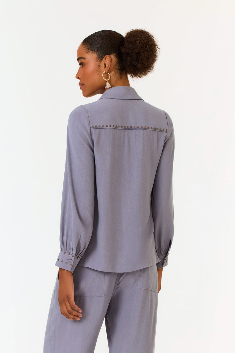 Camisa Botões Tachas