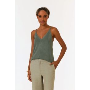 Blusa Tricot Decote v Alcinha