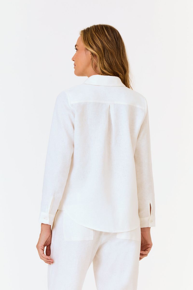 Camisa Botões Fraldada