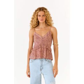 Blusa Estampa Malva