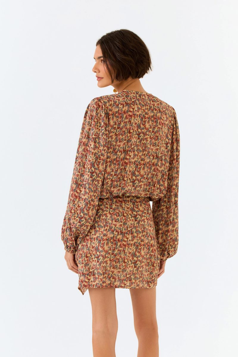 Vestido Curto Ggt Estampa Prisma