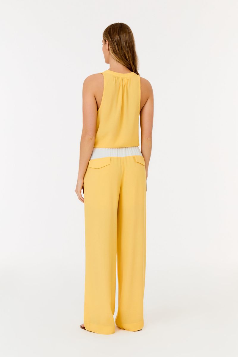 Calça Reta Elástico