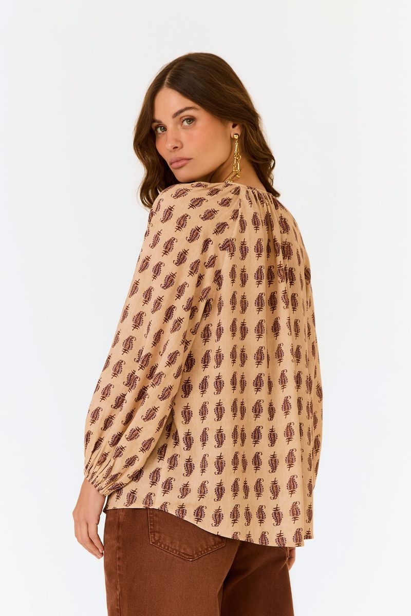 Blusa Estampa Hippie Compose