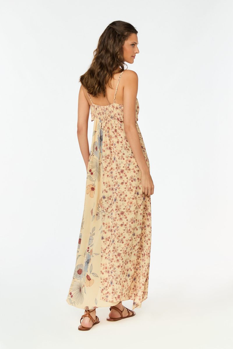 Vestido Midi Ggt Estampa Fleur