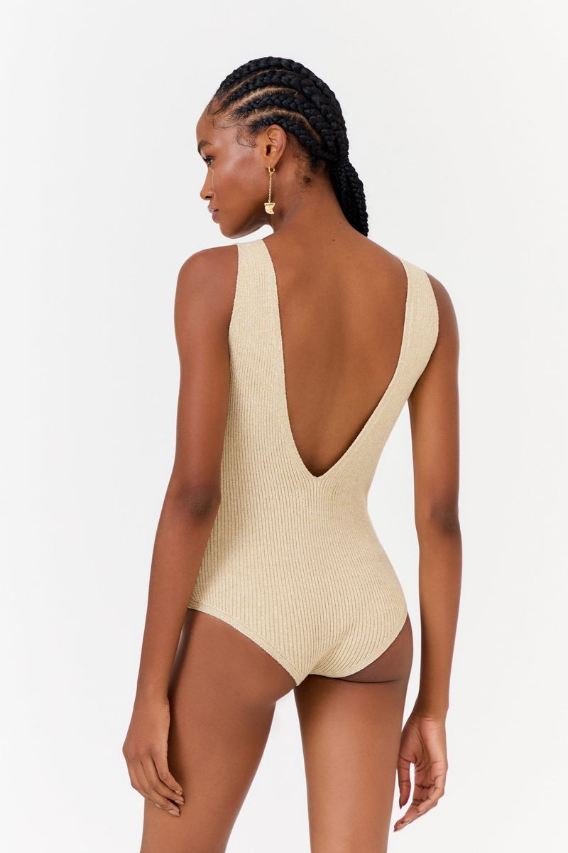 Body Tricot Decote v Profundo