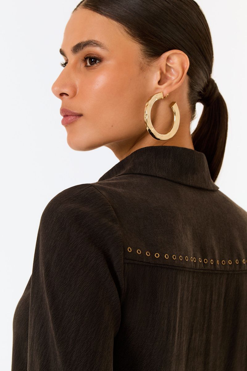 Camisa Botões Tachas