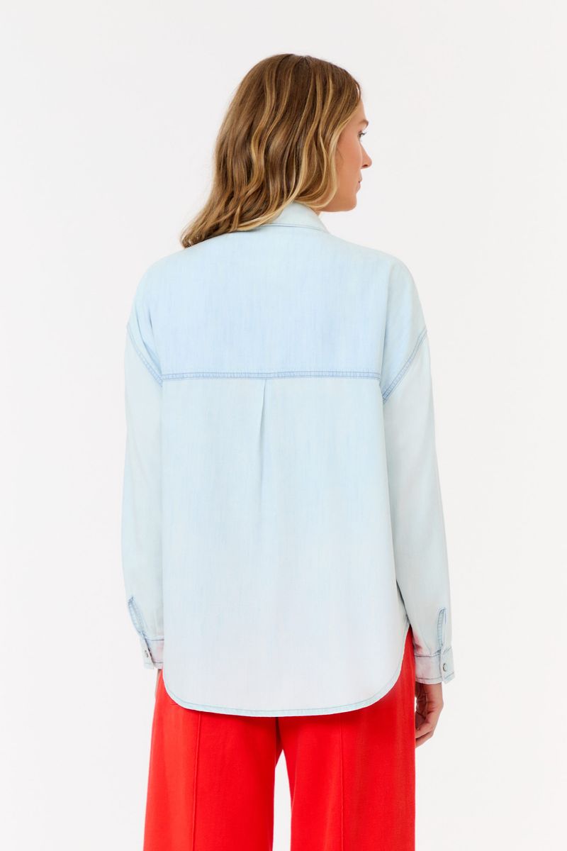 Camisa Jeans Oversize
