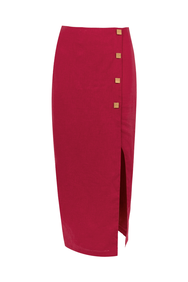 Saia Midi Alessia Summerwine