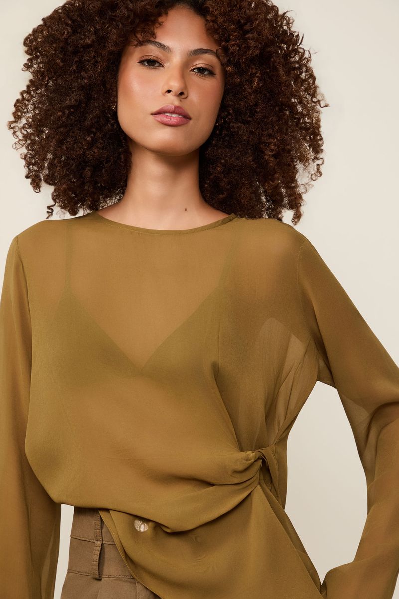 Blusa Manga Longa