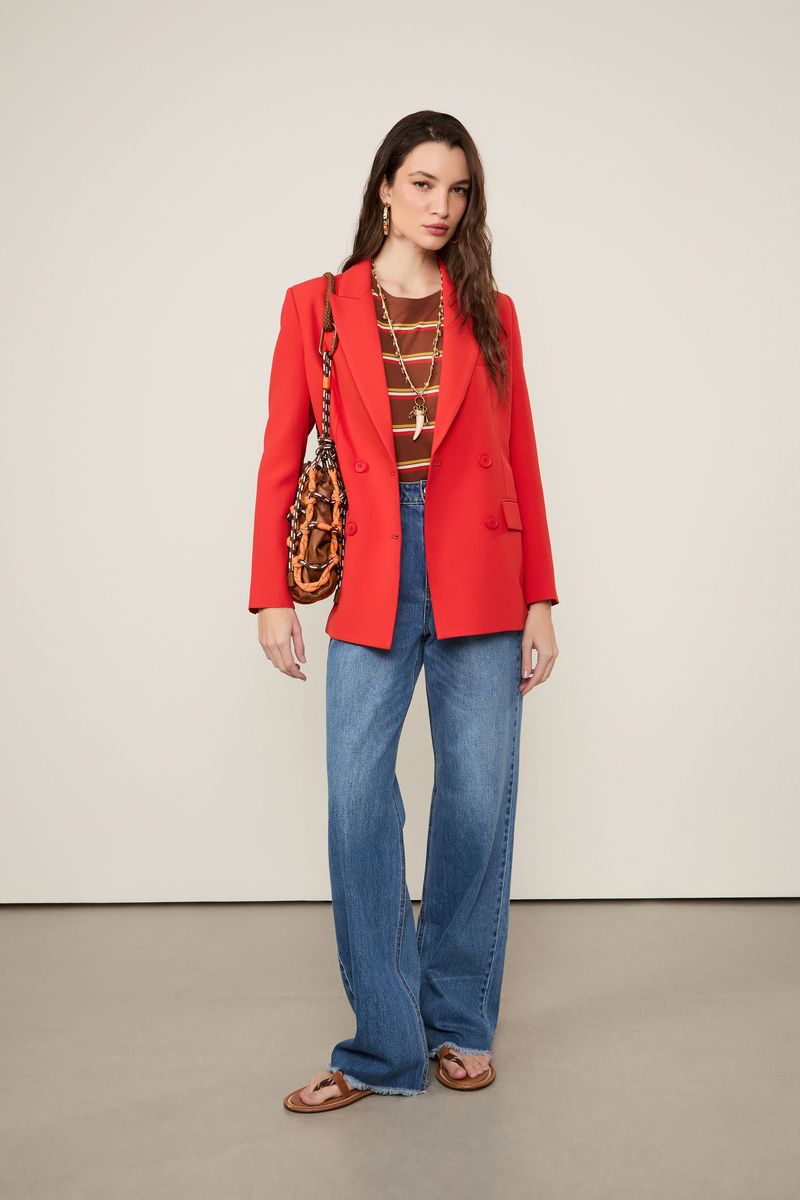 Blazer De Crepe
