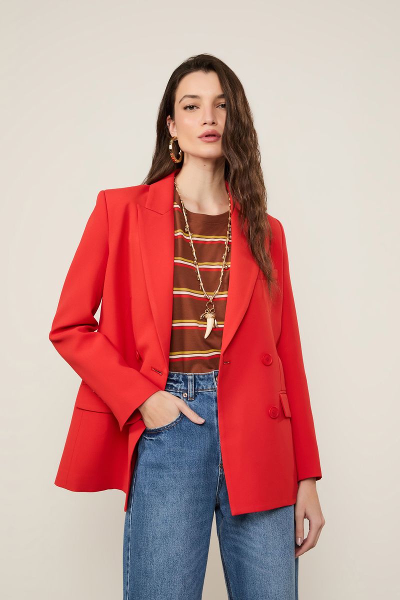 Blazer De Crepe