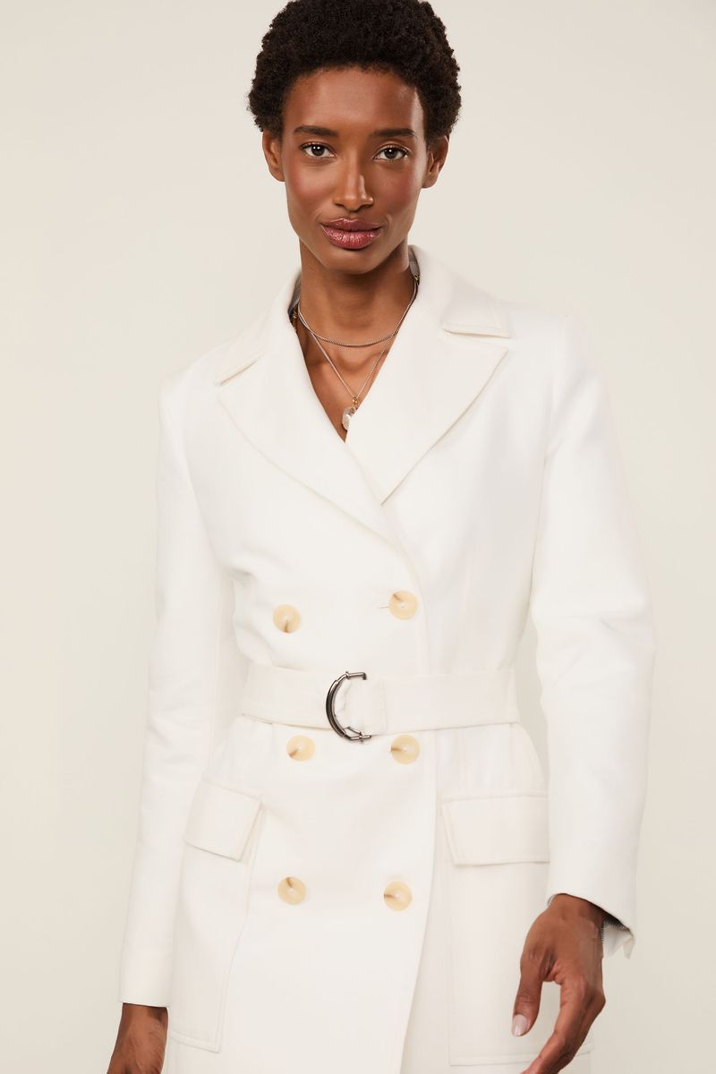 Blazer Comprido Bolsos