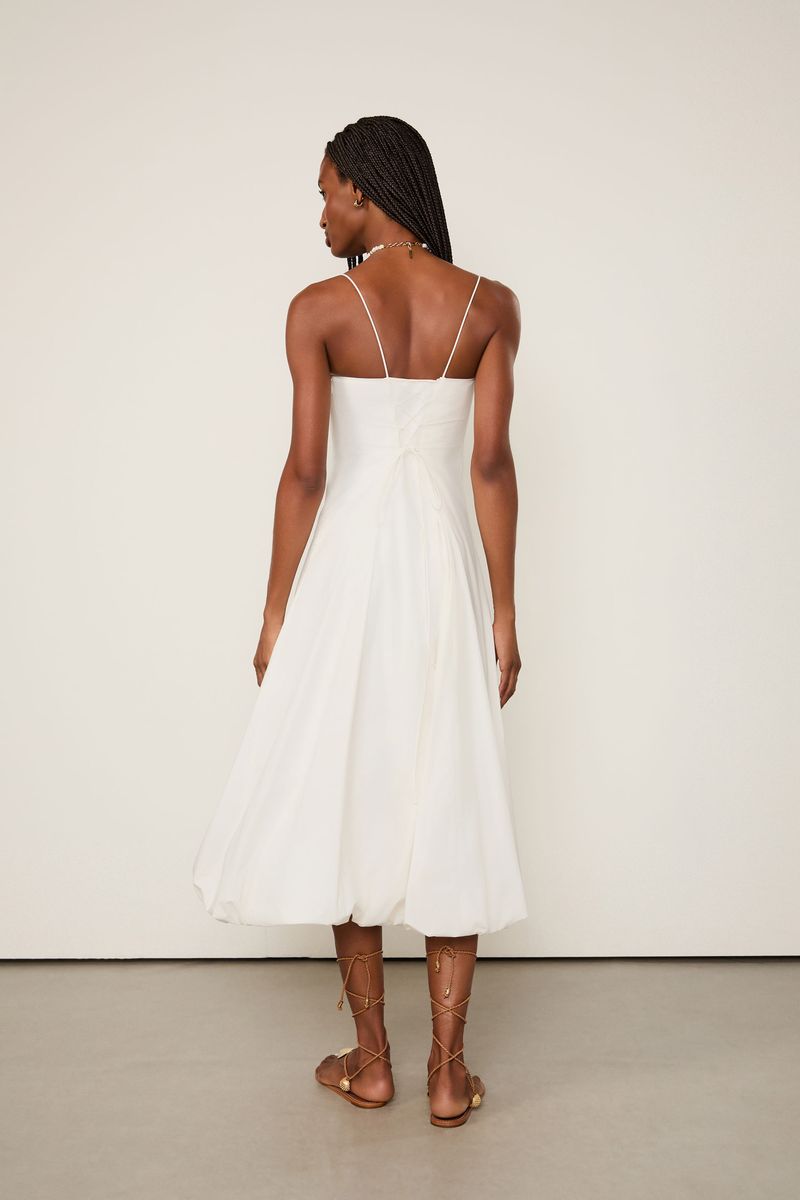Vestido Midi De Alcinha Balonê