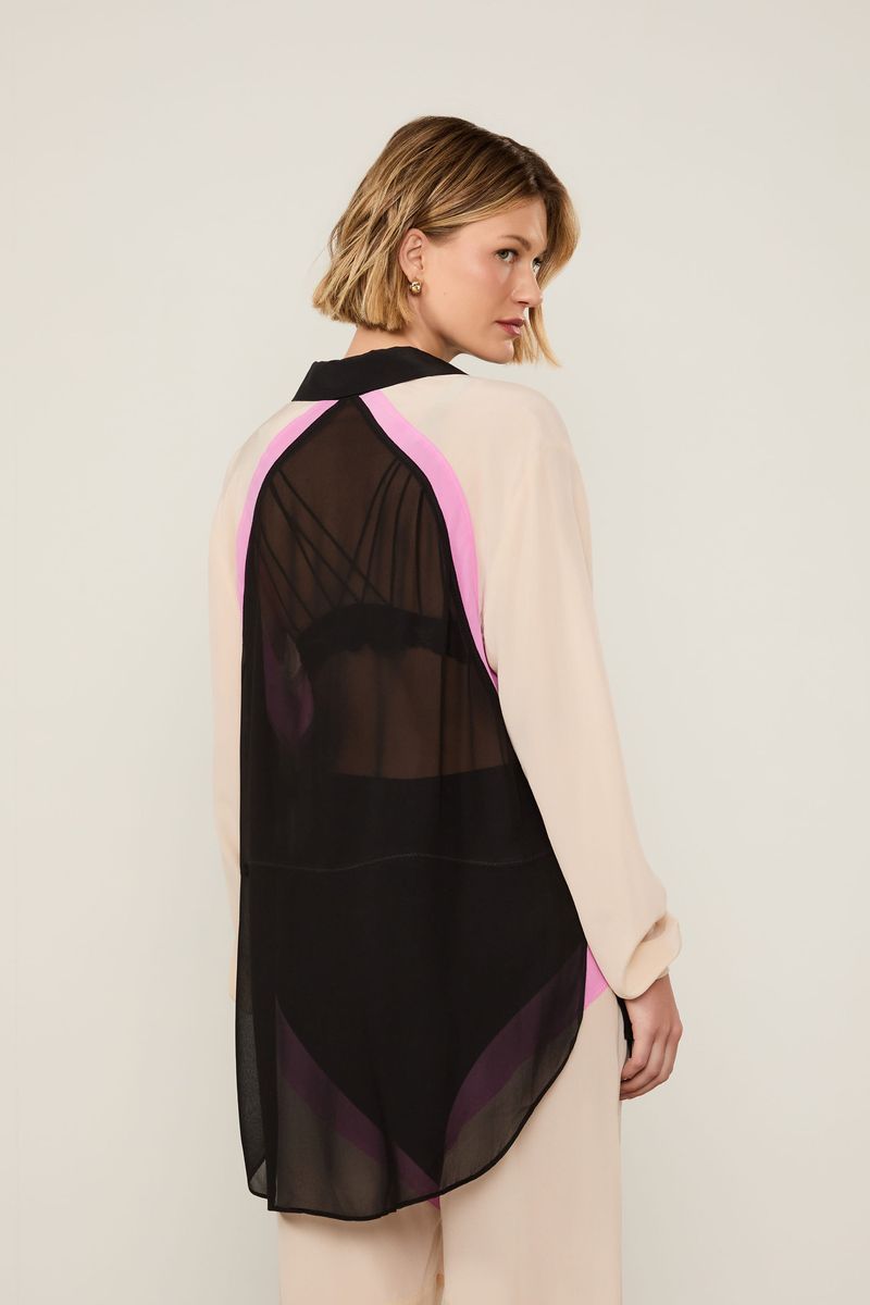 Overtop Recortes Colorblock
