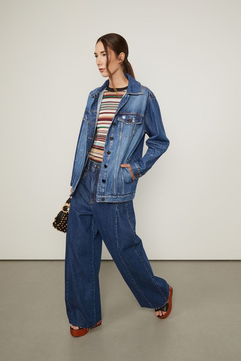 Jaqueta Jeans Efeitos