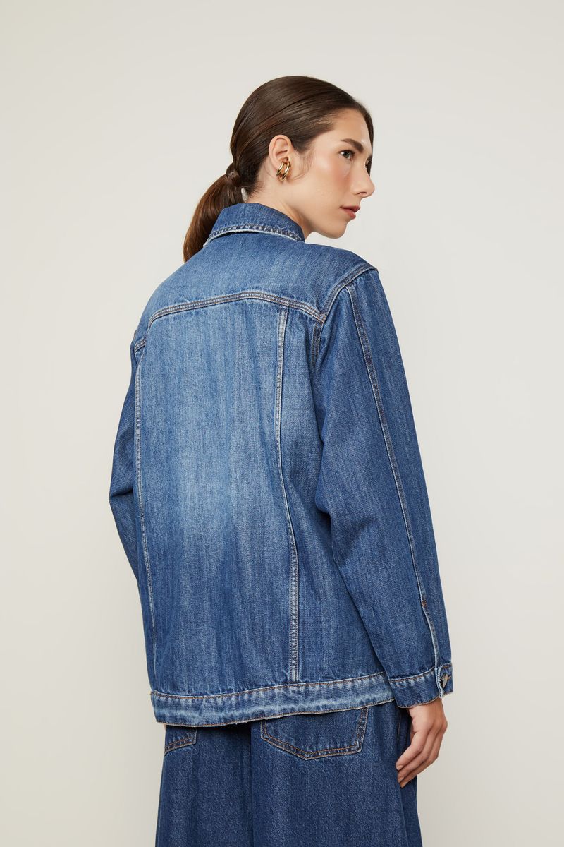 Jaqueta Jeans Efeitos