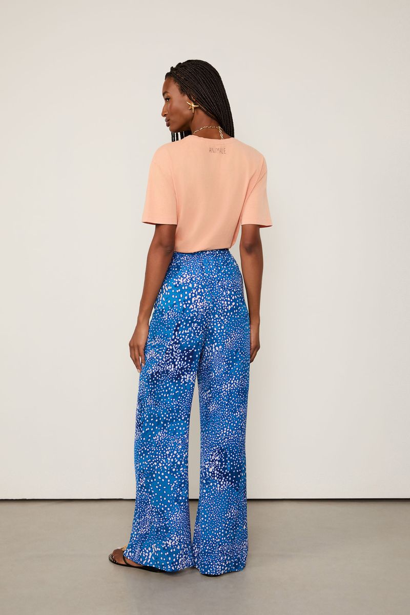 Calça Reta Estampado