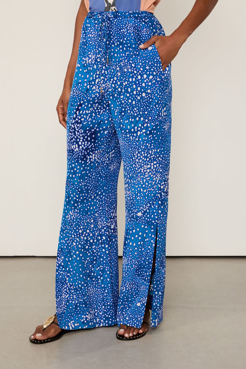 Calça Reta Estampado