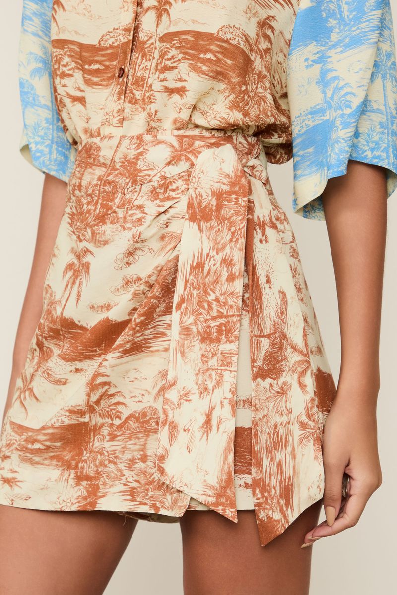Short Saia Fig Cocotier Color