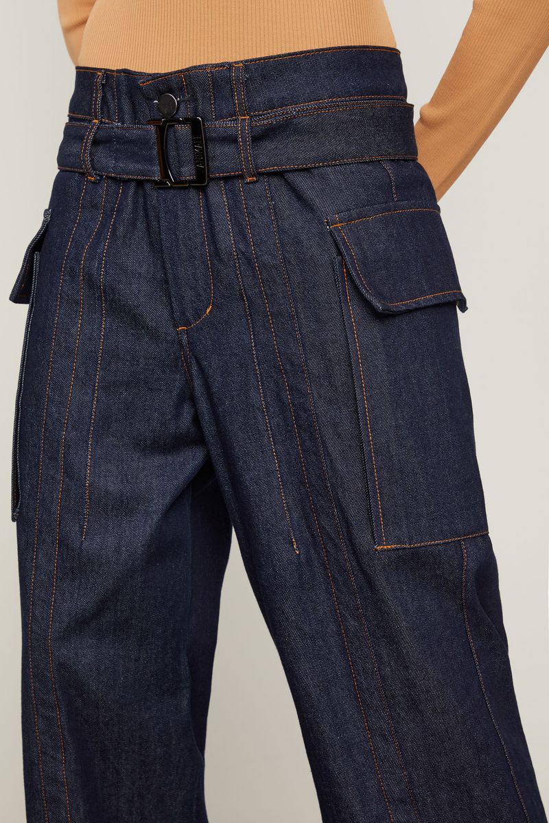 Calça Jeans Com Cós Duplo