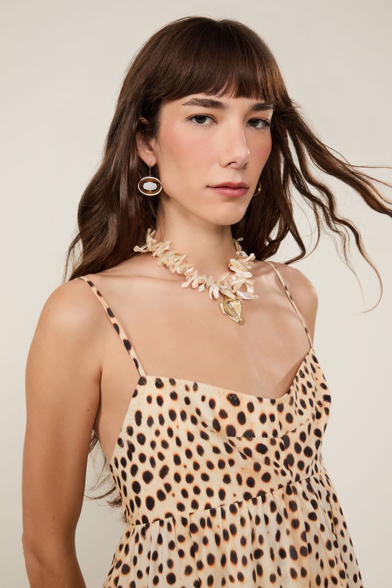 Vestido Est Onca Oasis