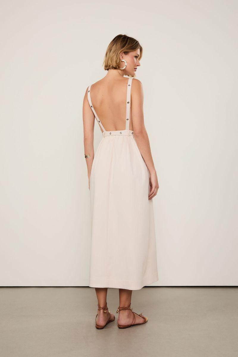 Vestido Midi Risca Litoral