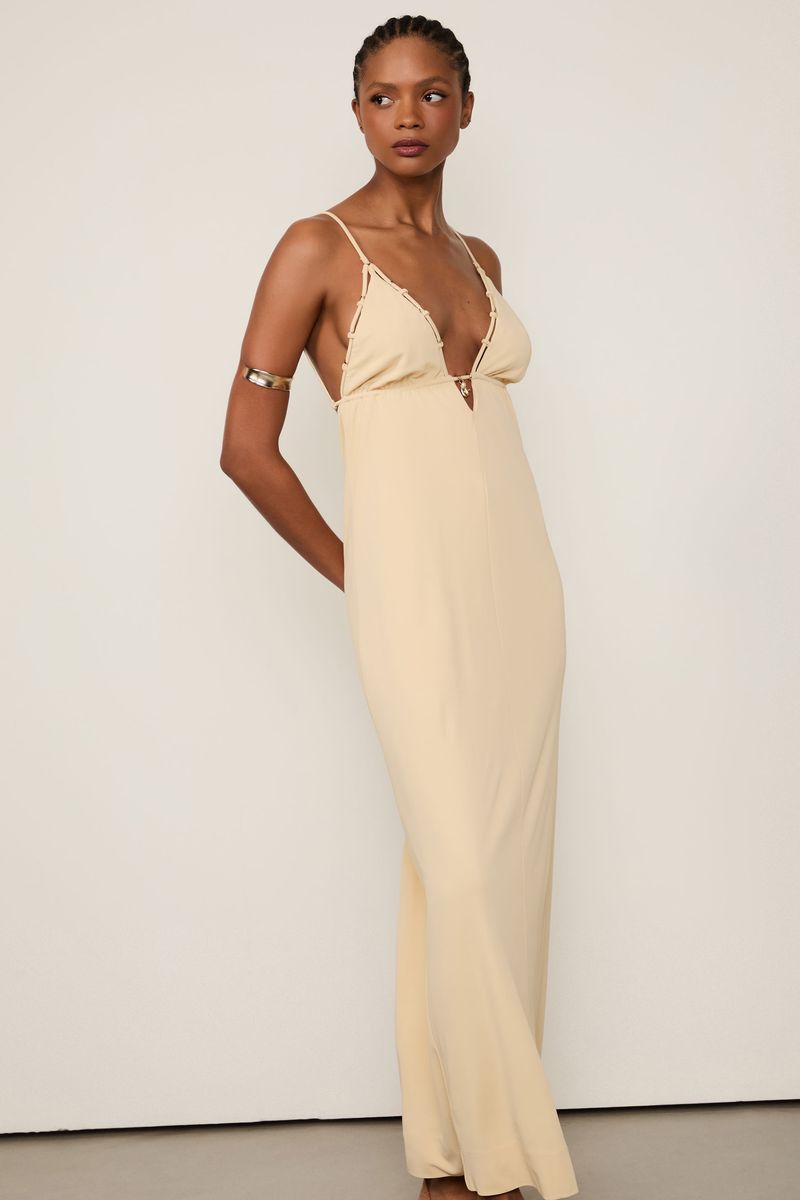 Vestido Jersey Midi Berloques