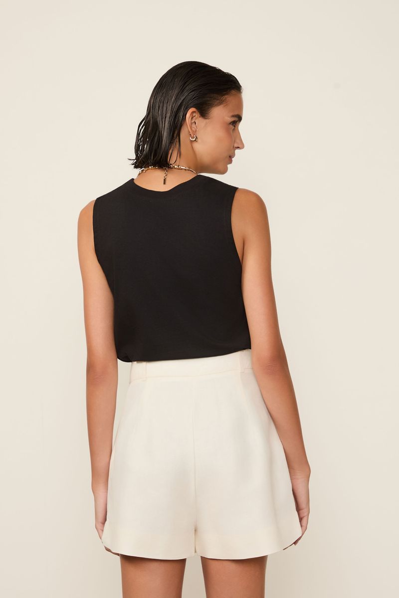 Short Basic Off White