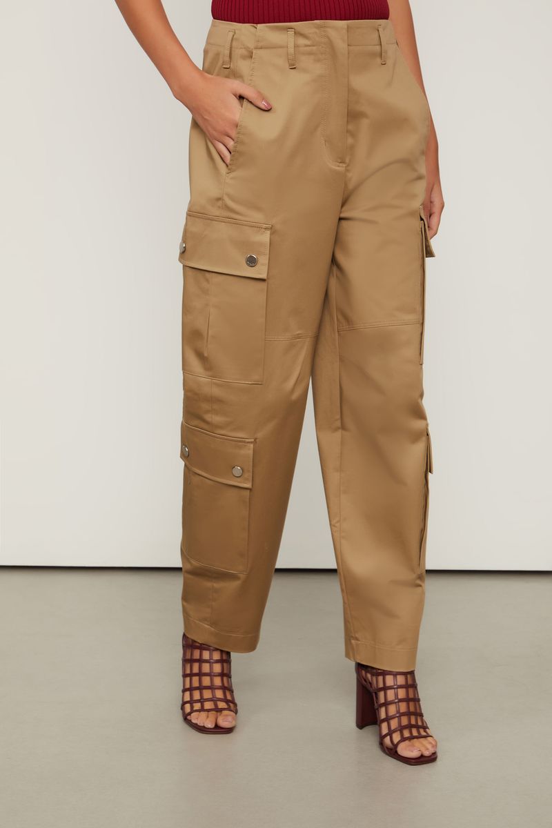 Calça Cargo Com Bolsos Zlt