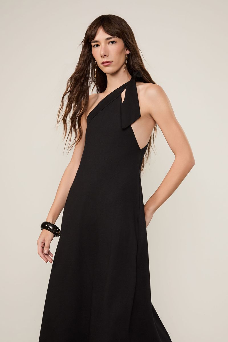 Vestido Faixa Um Ombro So