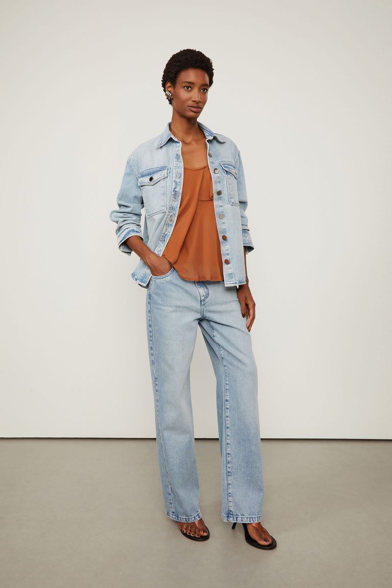 Camisa Jeans Origami Costas
