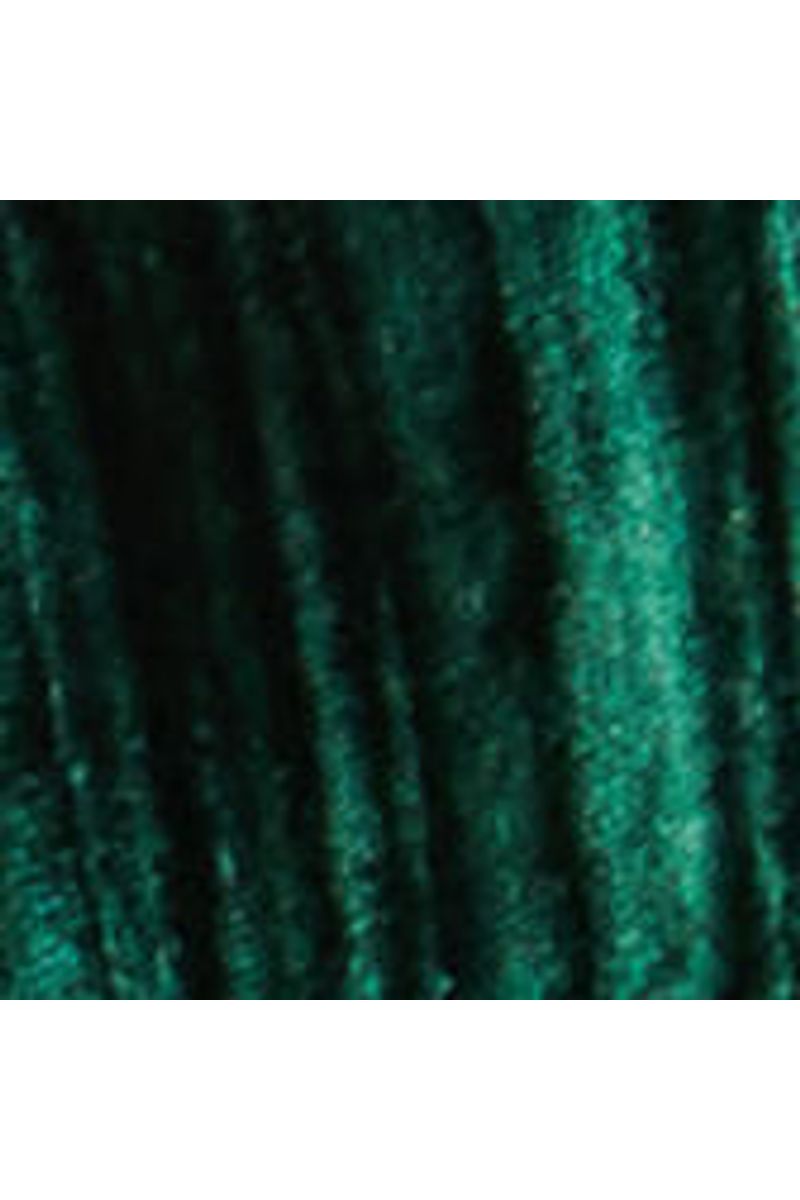 Blusa De Veludo Manga Longa Verde Com Amarração