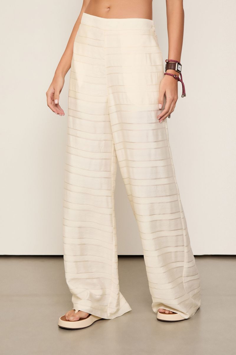 Calça Reta Stripes