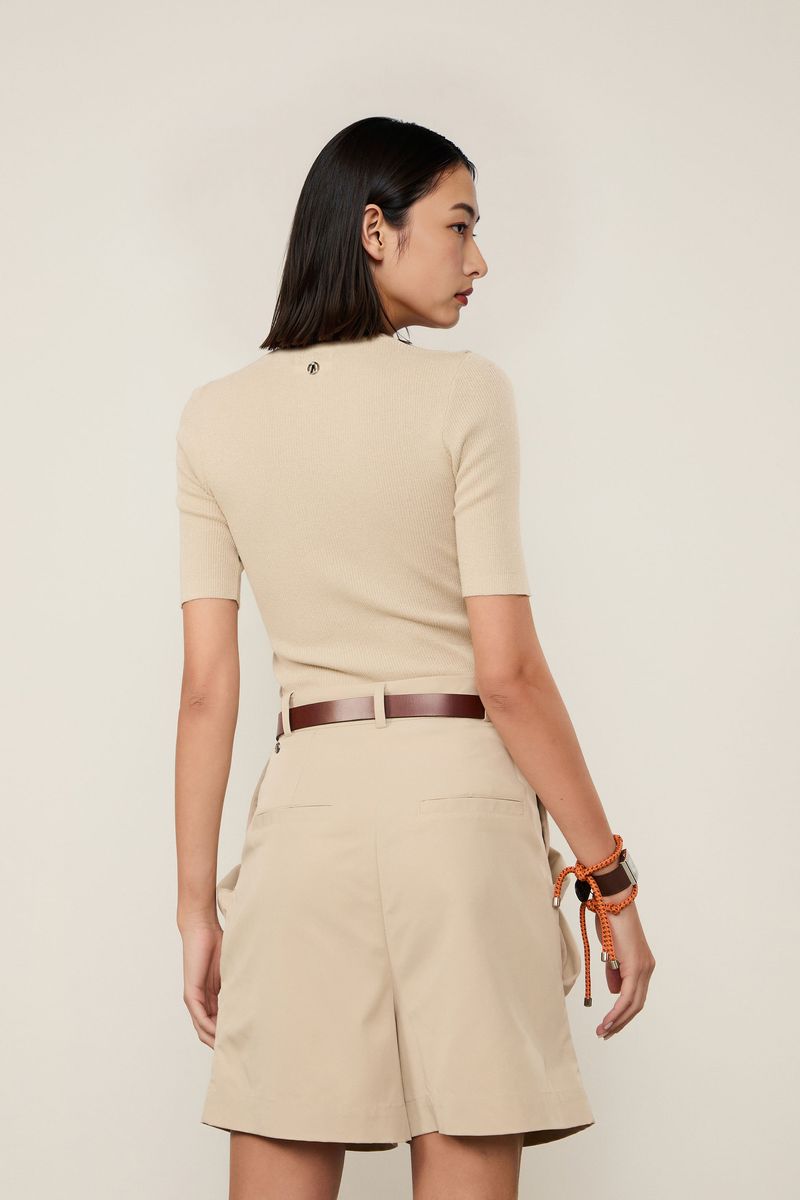 Shorts Prega Frontal Alfaiataria