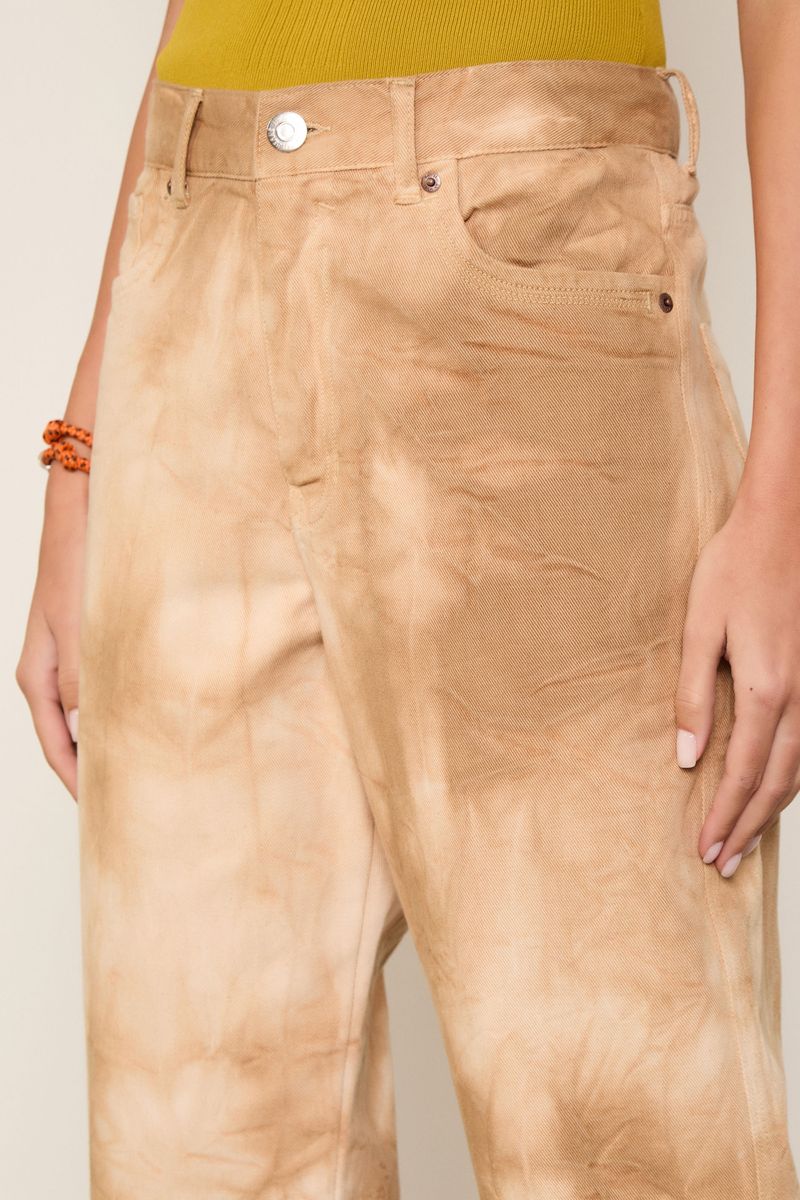 Calça Sarja Reta Rock Embossing