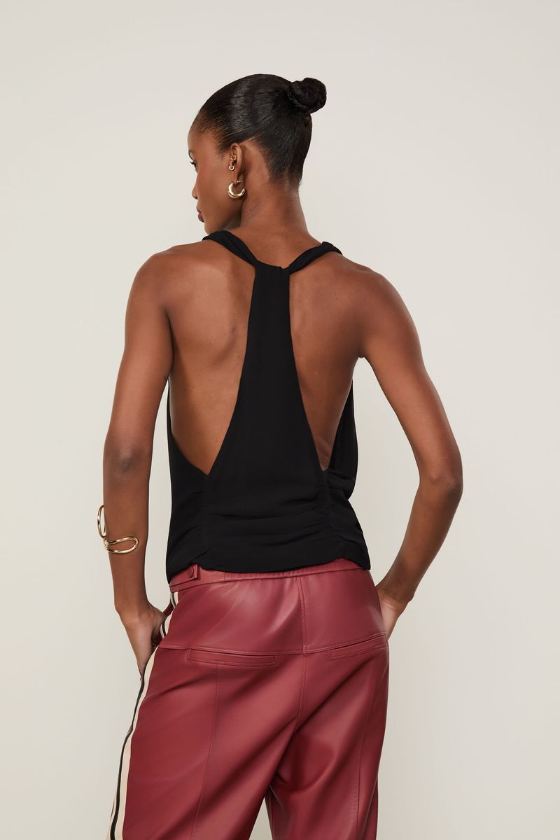 Blusa De Georgette Pesado Degagê