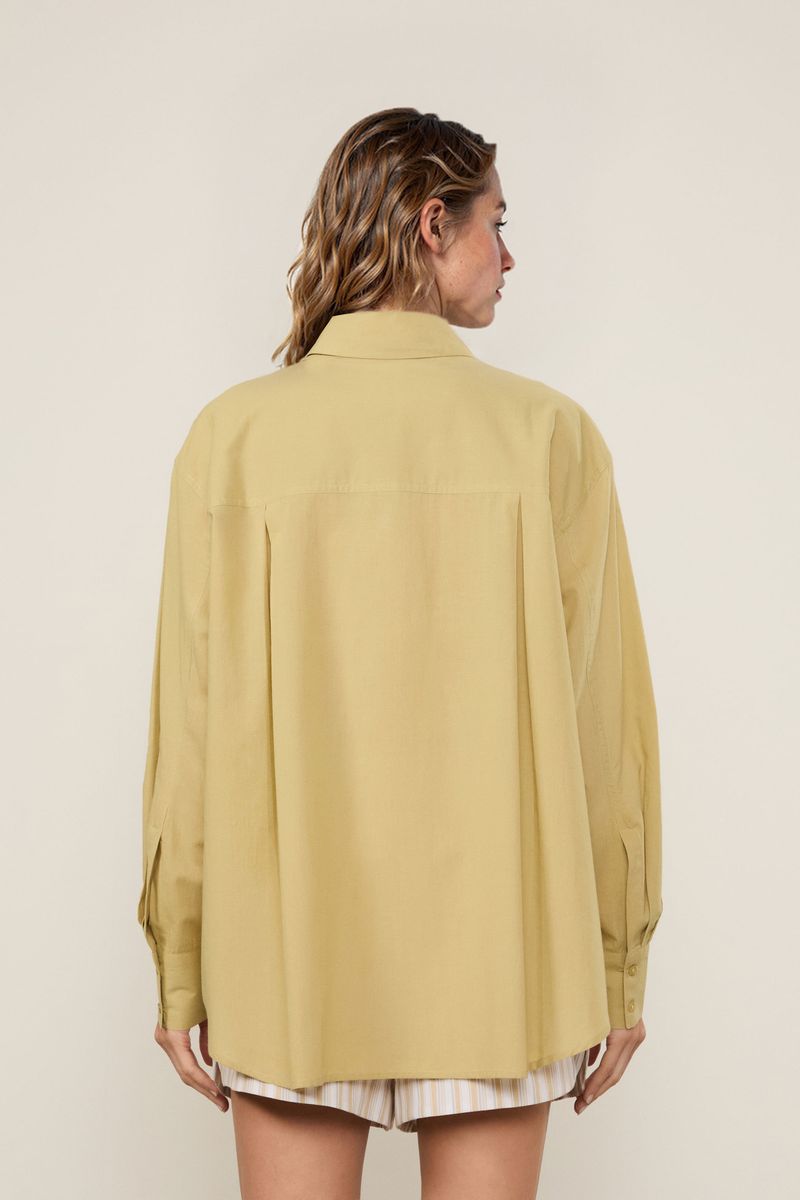 Camisa Cotton Com Bolso