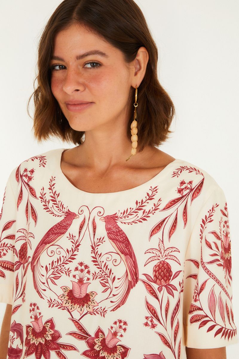 T-Shirt Estampada Nina