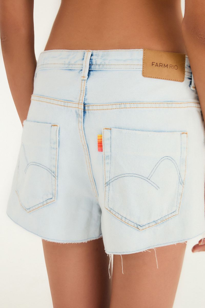 Short Jeans Básico Cintura Alta