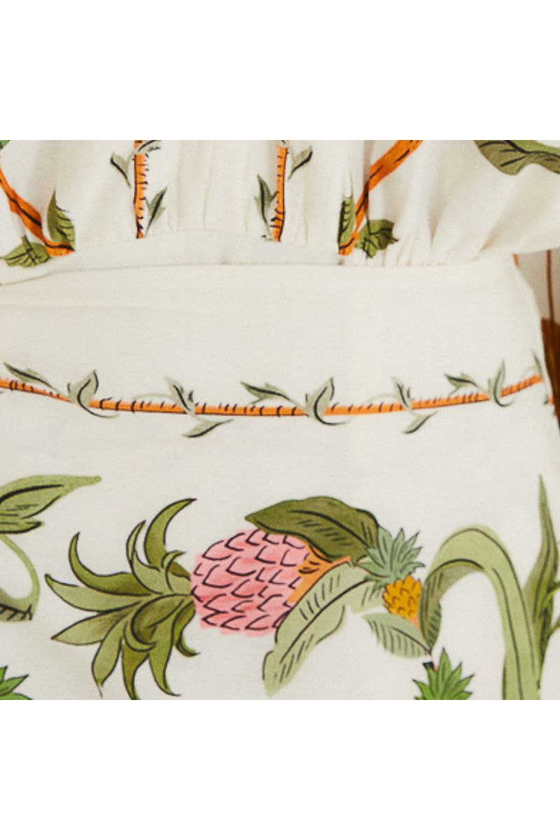 Vestido Curto Estampado Floresta Doce