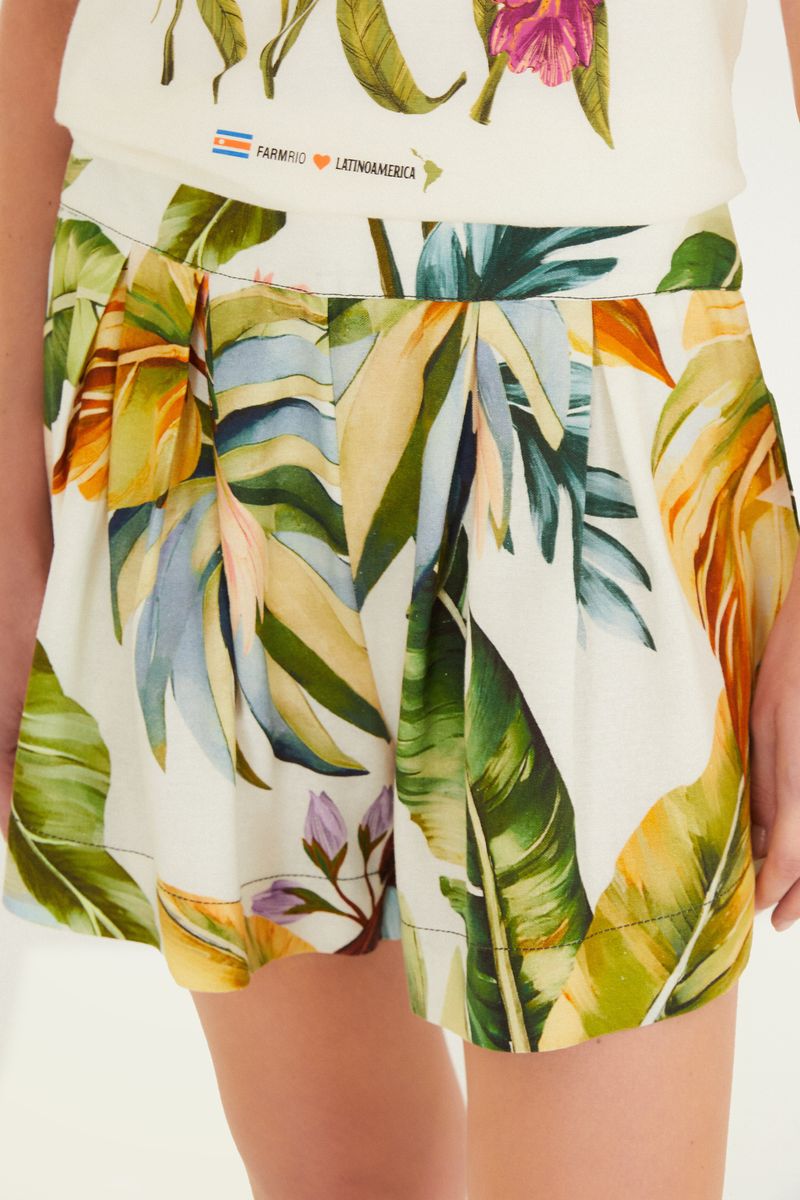 Short Pala Estampado Tropicália