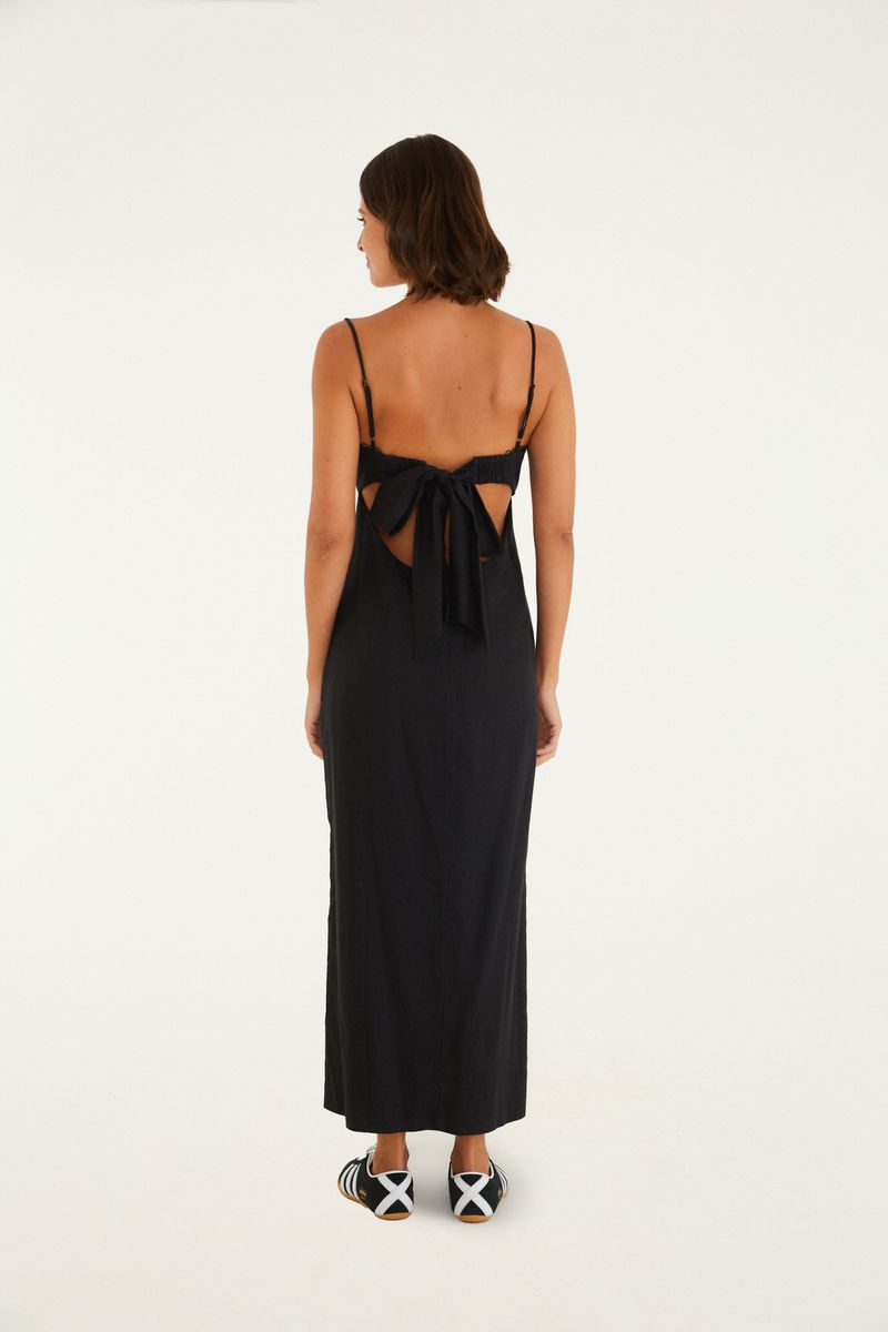 Vestido Reto Alcinhas