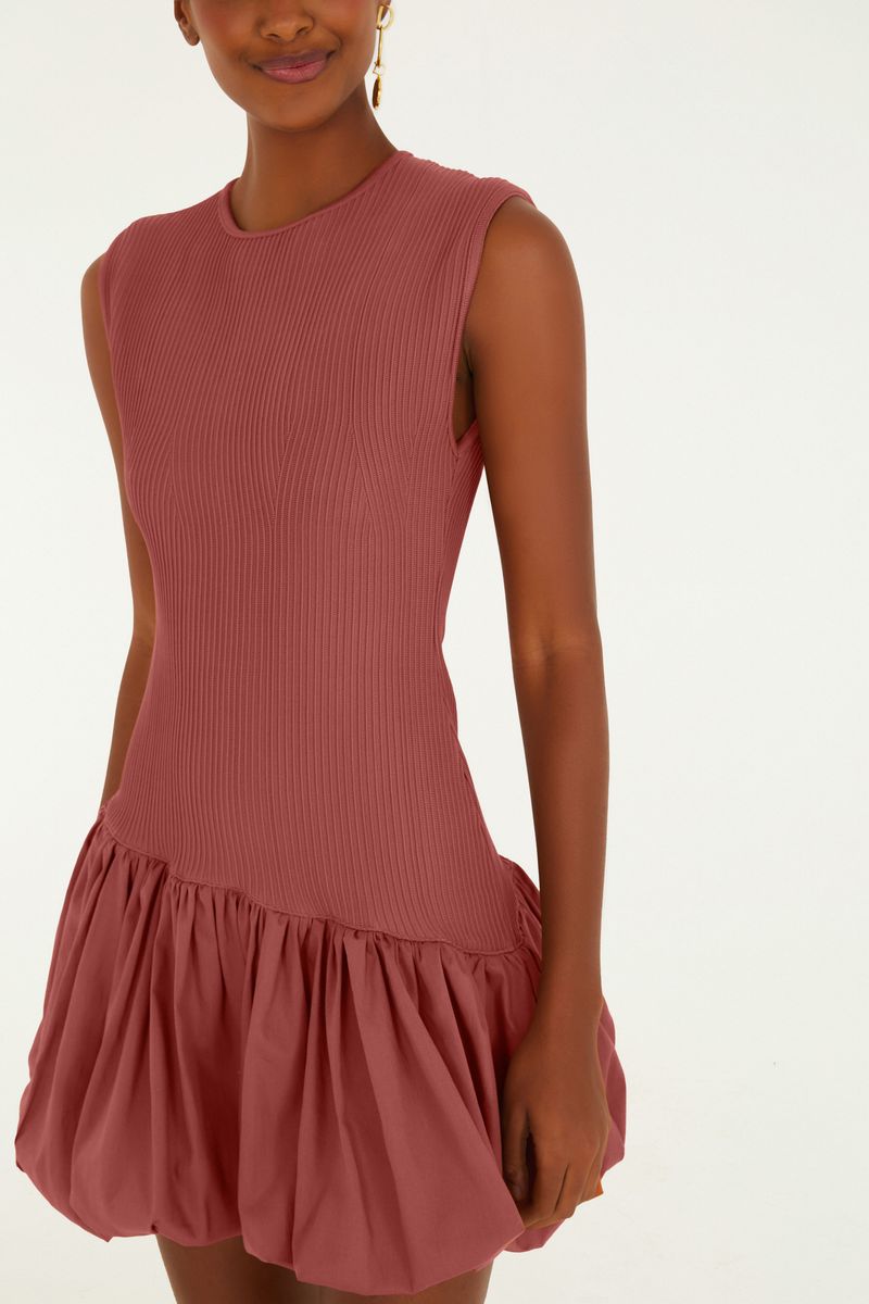 Vestido Tricot Balonê